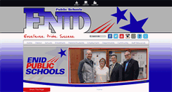 Desktop Screenshot of enidpublicschools.org